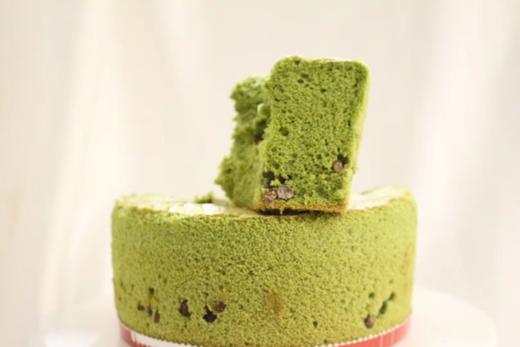 狮子家-7寸抹茶红豆松软戚风胚 企业茶歇下午茶家庭聚会朋友聚餐 商品图0