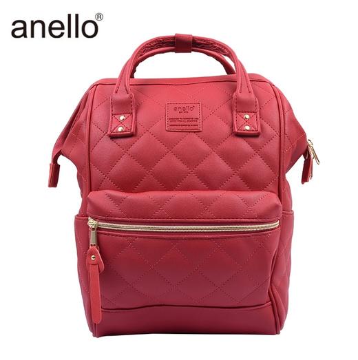 国内现货直发：anello/新款菱格PU双肩包 商品图6