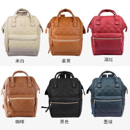 国内现货直发：anello/新款菱格PU双肩包 商品图7