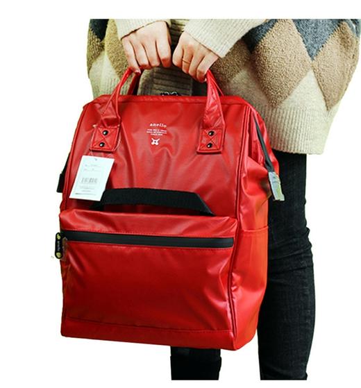 国内现货直发：anello防水pu双肩包（中码24*14*35） 商品图2