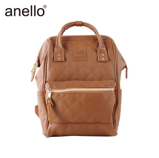 国内现货直发：anello/新款菱格PU双肩包 商品图3