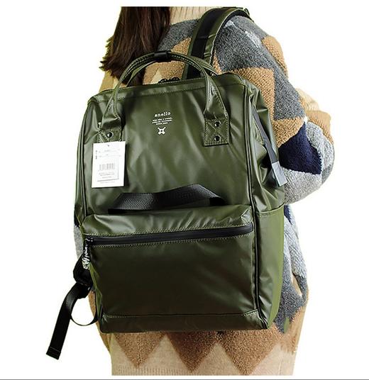 国内现货直发：anello防水pu双肩包（中码24*14*35） 商品图3