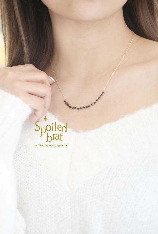 spoiledbrat jewelry尖晶石项链 商品图3
