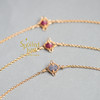 spoiledbrat jewelry凡尔赛坦桑石，红宝石手链 商品缩略图0