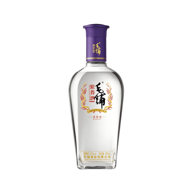 45度毛铺苦荞酒紫荞500ml*2瓶