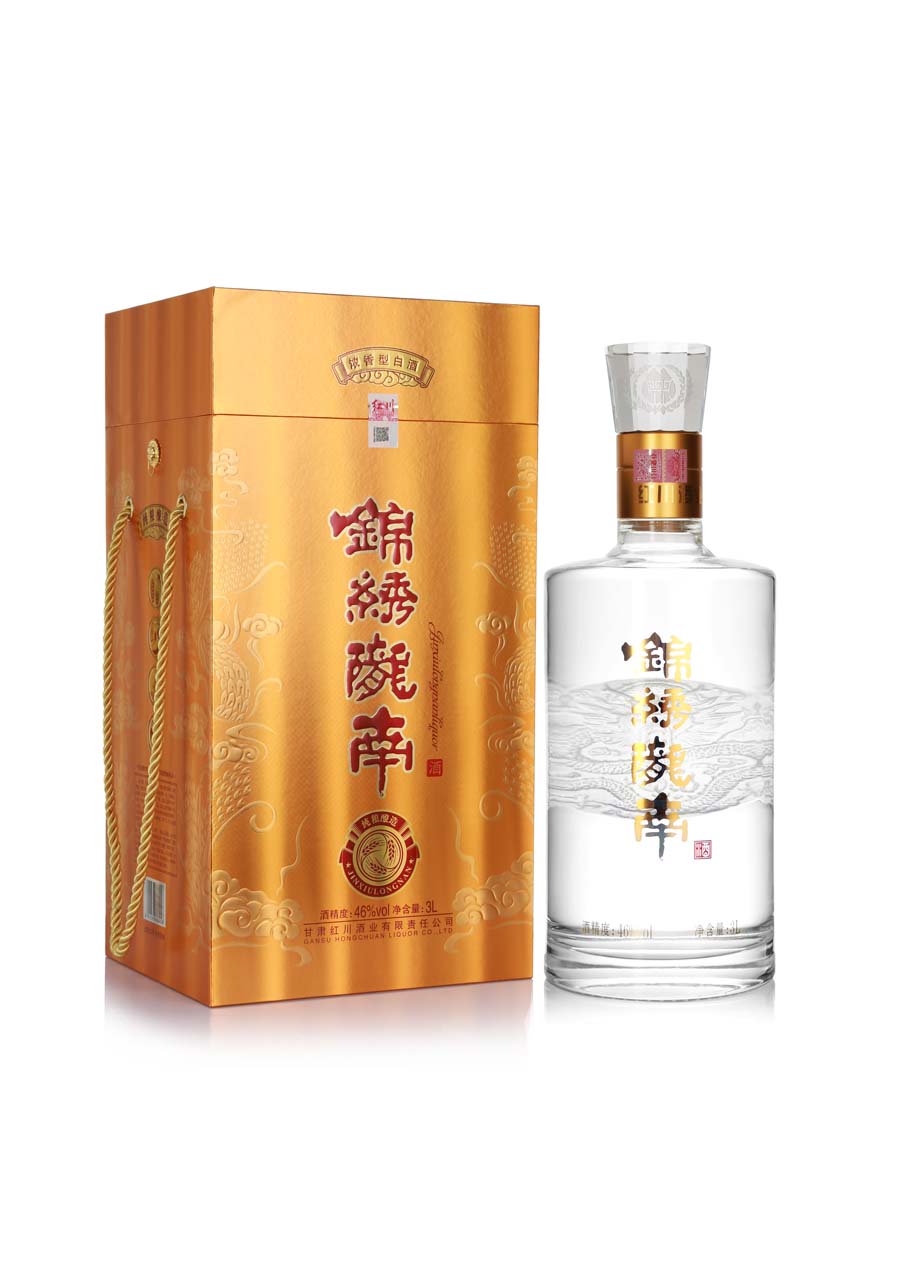 红川酒浓香型白酒463l锦绣陇南3l红川酒业官方商城