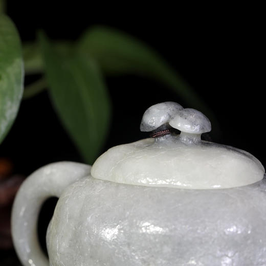 和田玉（青花）玉壶--供春壶（宋鸣放6616）309.82g 商品图4