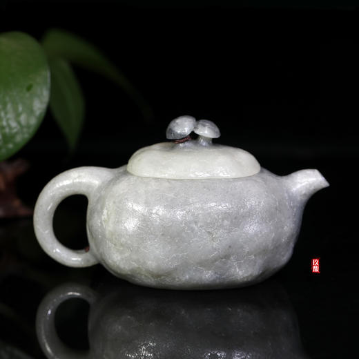 和田玉（青花）玉壶--供春壶（宋鸣放6616）309.82g 商品图0