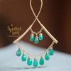 spoiledbrat jewelry 绿玉髓吊灯耳环 商品缩略图1