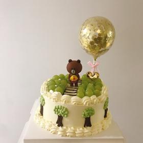 狮子家-轻松熊生日蛋糕 纪念日蛋糕 聚会 仪式感必备