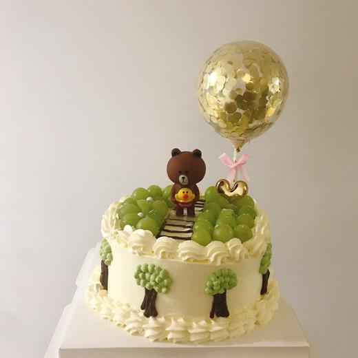 狮子家-轻松熊生日蛋糕 纪念日蛋糕 聚会 仪式感必备 商品图0
