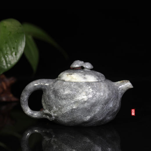 和田玉（青花）玉壶--供春壶（宋鸣放6599）200.51g 商品图2