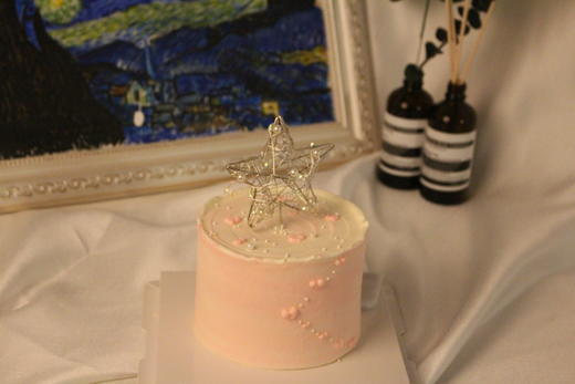 狮子家-ins风 少女心 星星生日蛋糕 纪念日蛋糕 聚会 仪式感必备 商品图0