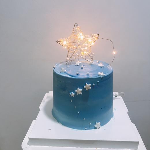 狮子家-ins风星空许愿生日蛋糕 纪念日蛋糕 聚会 仪式感必备 商品图0