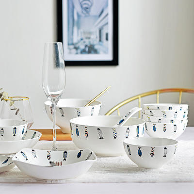 HOMY餐具套装快乐小鱼22件组 商品图2