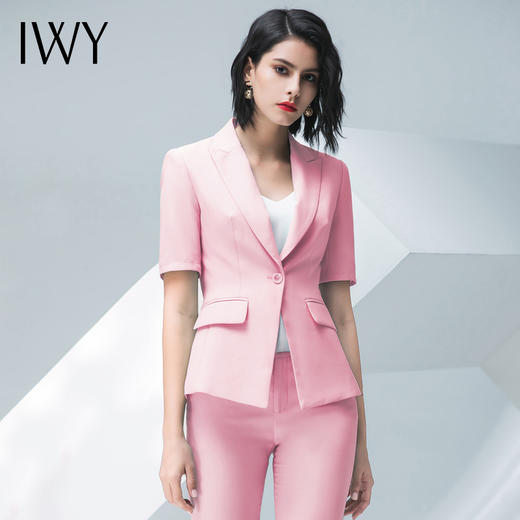IWY/粉色西装长裤套装CP10230 商品图2