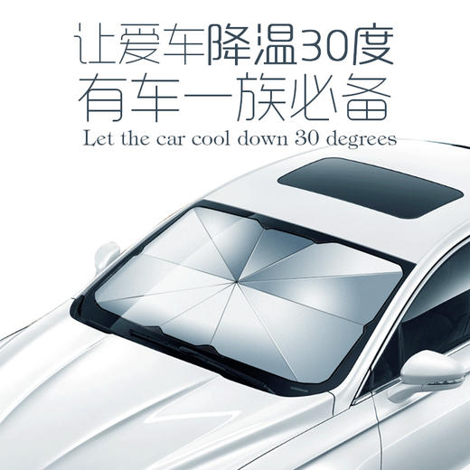 【防晒隔热免安装】汽车遮阳伞【207-1】 商品图0