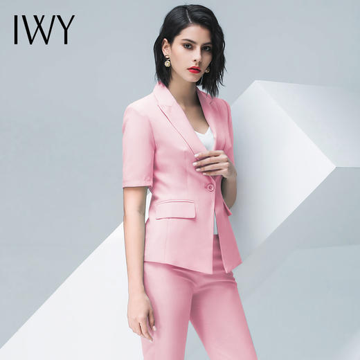 IWY/粉色西装长裤套装CP10230 商品图3