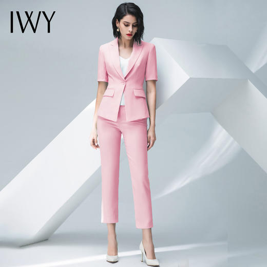 IWY/粉色西装长裤套装CP10230 商品图9