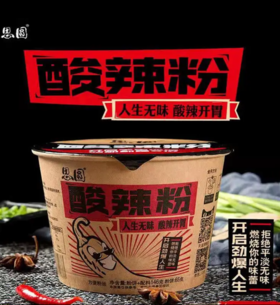 思圆酸辣粉146克/桶12桶/箱
