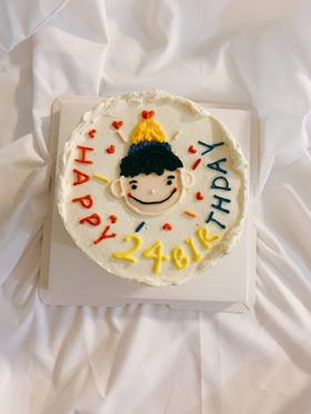 狮子家-手绘生日蛋糕 纪念日蛋糕 聚会 仪式感必备