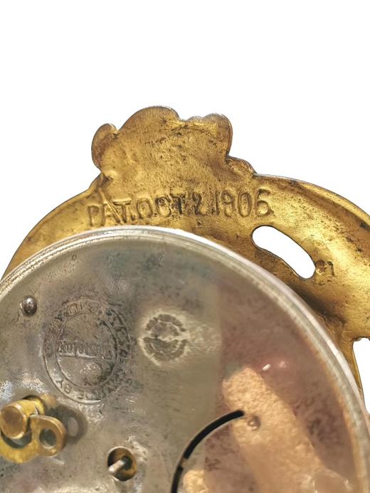 美国Vintage铜鎏金古董机械座钟 商品图12