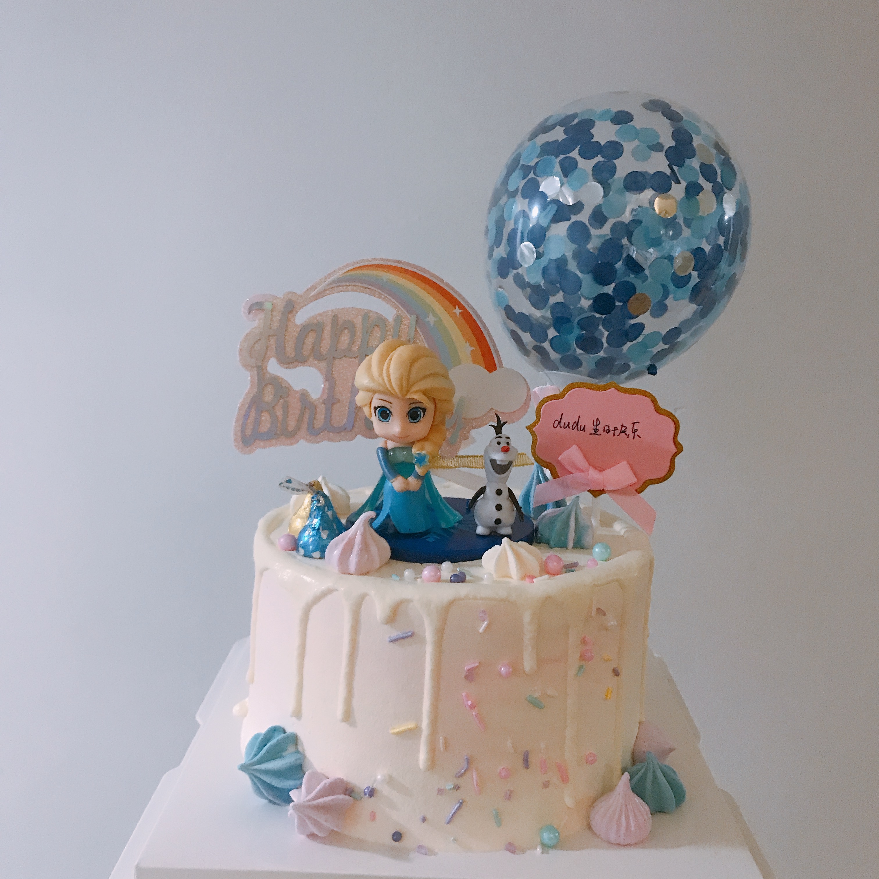 狮子家-冰雪奇缘生日蛋糕 纪念日蛋糕 聚会 仪式感必备