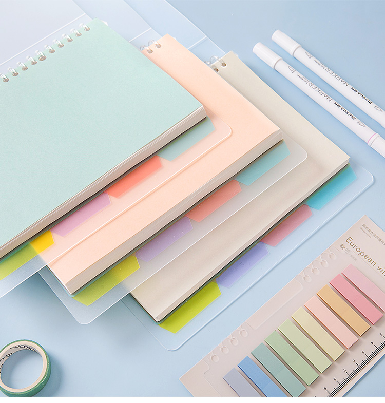三年二班z淡彩活页本可拆卸小清新b5记事本学生通用笔记本子大号