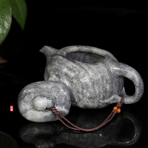 和田玉（青花）玉壶--供春壶（宋鸣放6618）217.54g 商品图3