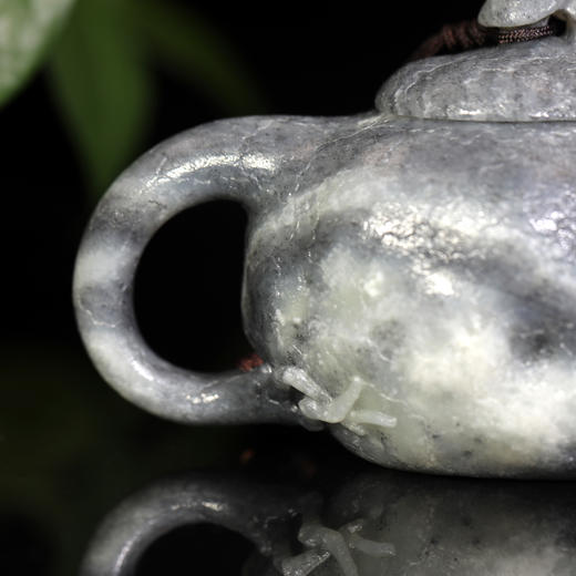 和田玉（青花）玉壶--供春壶（宋鸣放6617）295.13g 商品图2