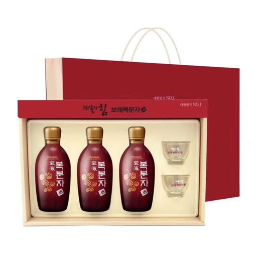 宝海 覆盆子酒礼盒3瓶【中】 商品图0