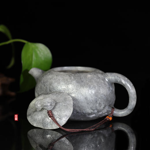 和田玉（青花）玉壶--供春壶（宋鸣放6602）420g 商品图3