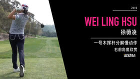 徐薇凌｜一号木挥杆分解慢动作／右前角度欣赏／２０１９起亚精英赛