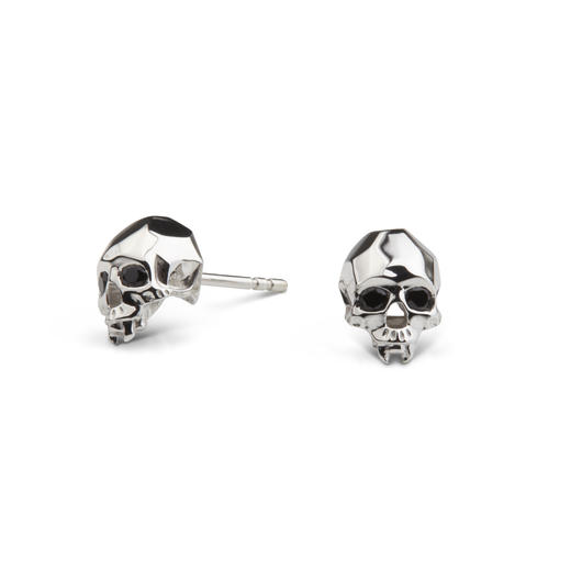 北京仓｜Kasun-Vampire Skull-耳钉（银色）［英国设计师］ 商品图1