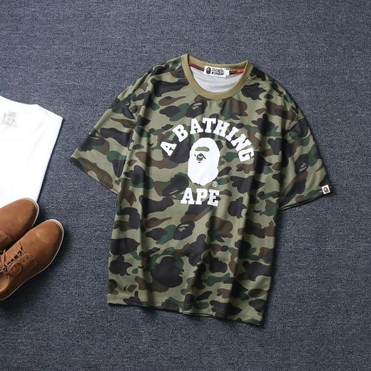 原单!原单!原单!香港流出!经典猿人头迷彩t!情侣t!2-4-2