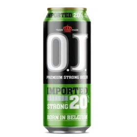 【长期有货】O.J.20度烈性啤酒  一箱500ml*24瓶