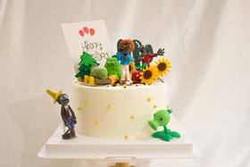 狮子家-植物大战僵尸 生日蛋糕 纪念日蛋糕 聚会 仪式感必备