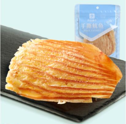 良品铺子 炭烧鱿鱼丝香辣味60g 零食即食海鲜特产办公室小吃袋装 商品图1