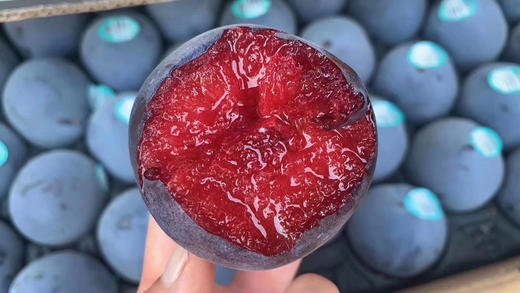 ‘夜玫瑰’恐龙蛋 ——果粉完整，稍软些爆汁，纯甜 商品图3