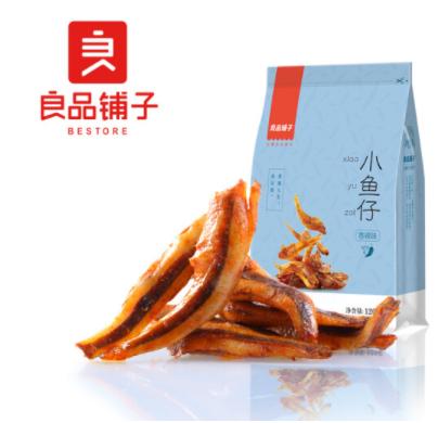 良品铺子香辣小鱼仔东江鱼小鱼干即食麻辣湖南特产辣小吃零食120g 商品图0