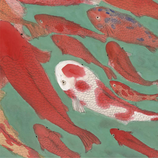 贾宽艺术复制画《鸿运满堂》/画芯尺寸88*146cm/已装框 商品图3