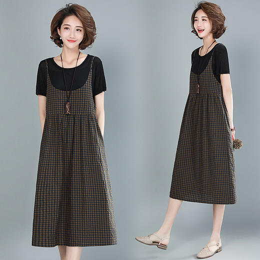 WZNH-JYJ9930夏新款短袖修身百搭女装夏天时尚显瘦网红潮流时尚套装 商品图1