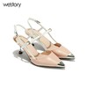westory高跟一字带凉鞋百搭W282H60291 商品缩略图3