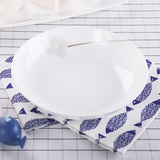 HOMY骨瓷单品-莉婉-7.5英寸饭盘 商品图0