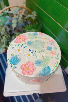 ins 简约 花朵 油画 女士下单前请仔细阅读商品详情