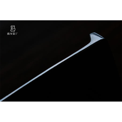 缘石台/小厝/壶承干泡盘 玉檀砚+手编铜 小茶盘16*16*2cm 商品图6