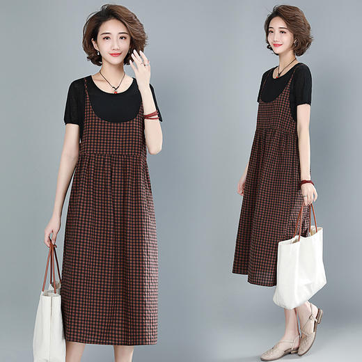 WZNH-JYJ9930夏新款短袖修身百搭女装夏天时尚显瘦网红潮流时尚套装 商品图2