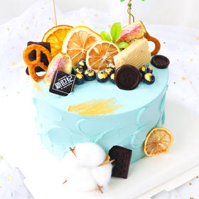 【干果蛋糕】海洋世界（自提返红包）