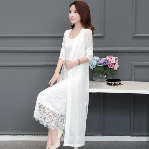 DS-1902夏季薄款防晒空调衫外搭冰丝针织开衫 商品图3