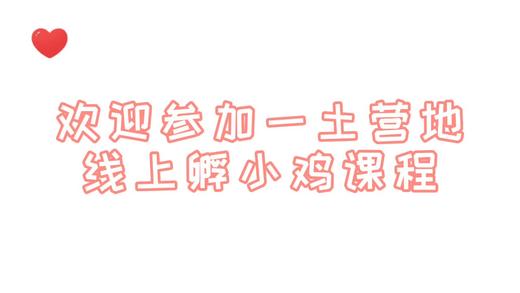 孵小鸡线上课丨土豆说1课程回看 商品图0